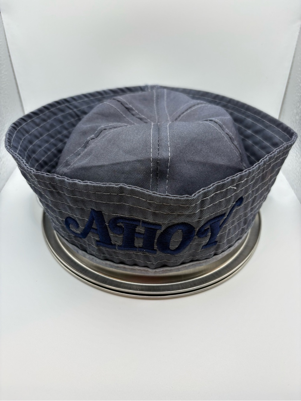 Stranger Things Scoops Ahoy Sailor Hat AHOY Netflix Size L
